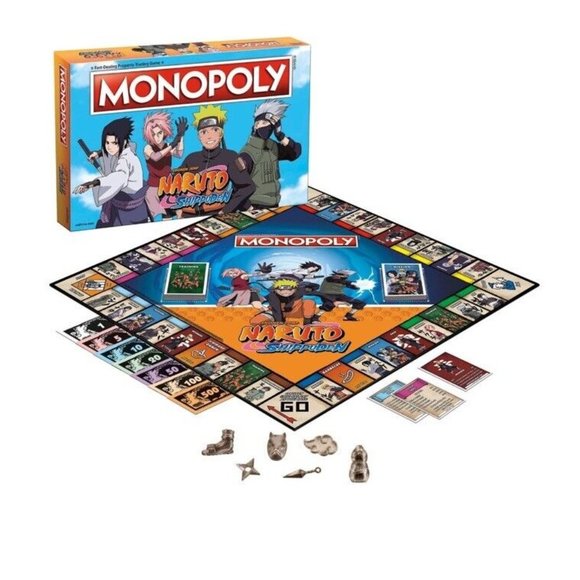 MONOPOLY Naruto Collectible Monopoly Game Featuring Japanese Manga Series - Picture 2 of 4